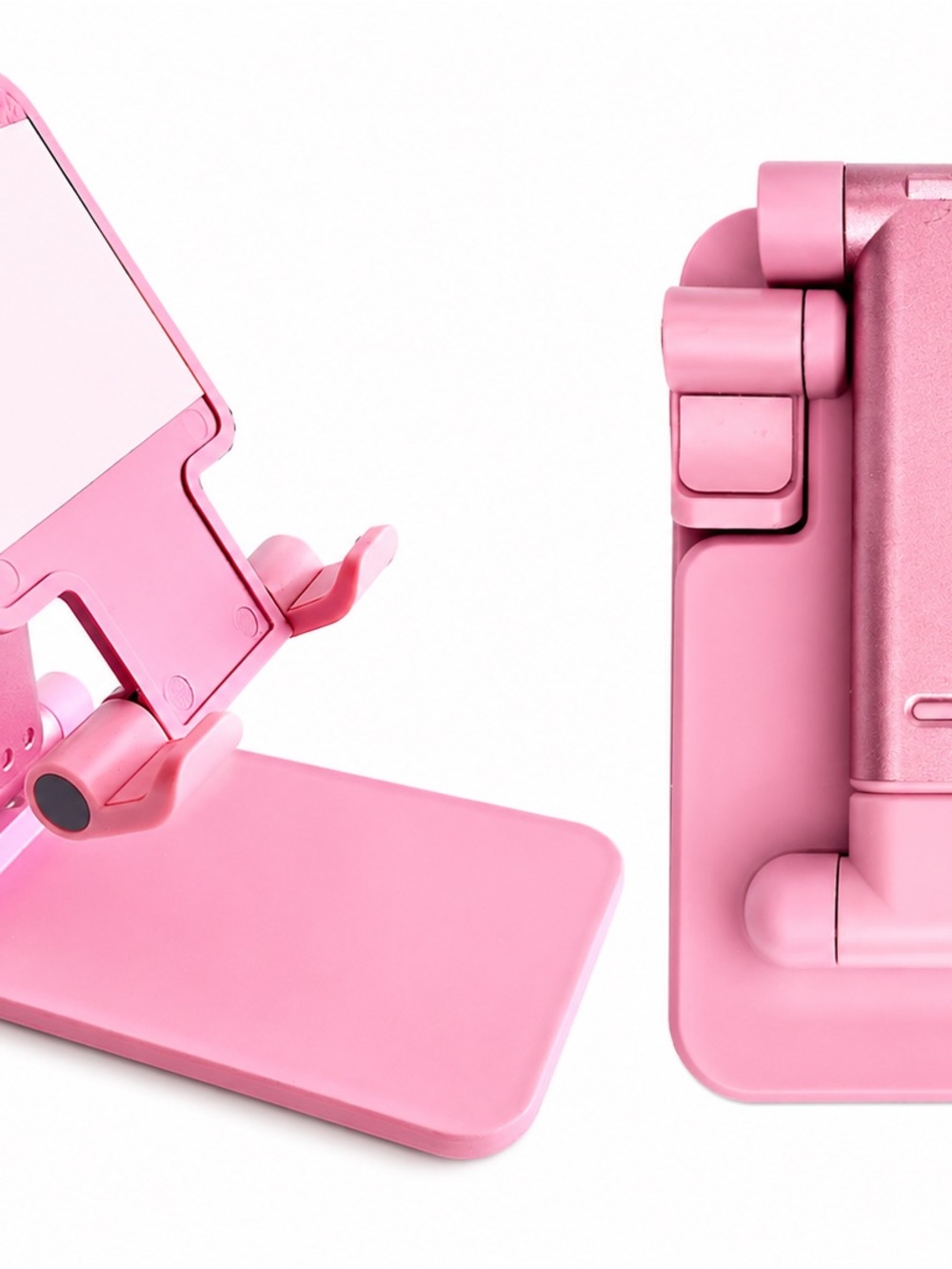 Pink Adjustable Phone & Tablet Stand Holder w/Mirror